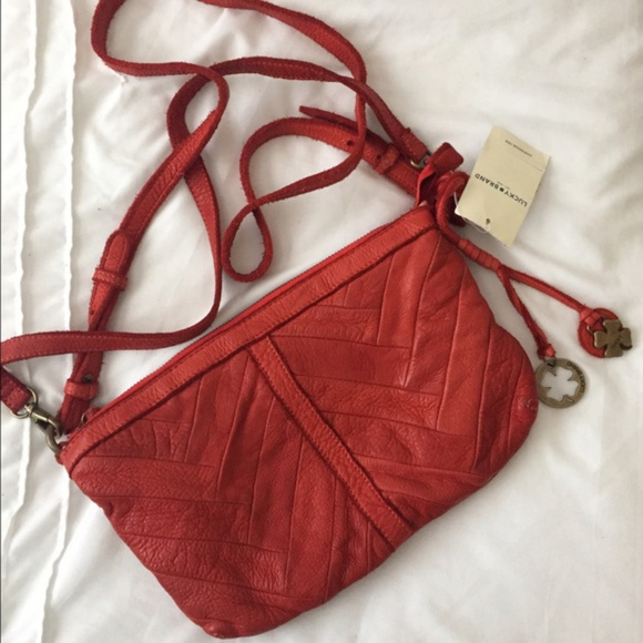 Lucky Brand Handbags - NWT LUCKY BRAND SHILOH LEATHER CROSSBODY BAG